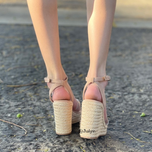 Clear strap Espadrille platform sandal - Picture 5 of 5